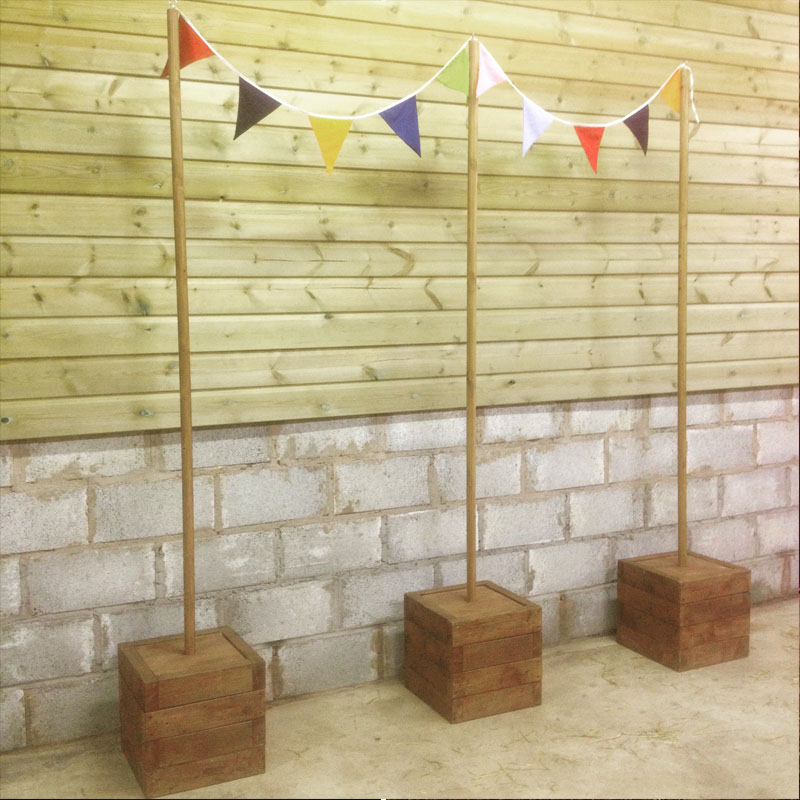 Wooden Pole for Bunting/Festoon 3